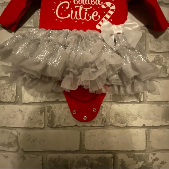 “Sugar Coated Cutie” Holiday Dress Size 0-3 Months - Picture 4 of 5